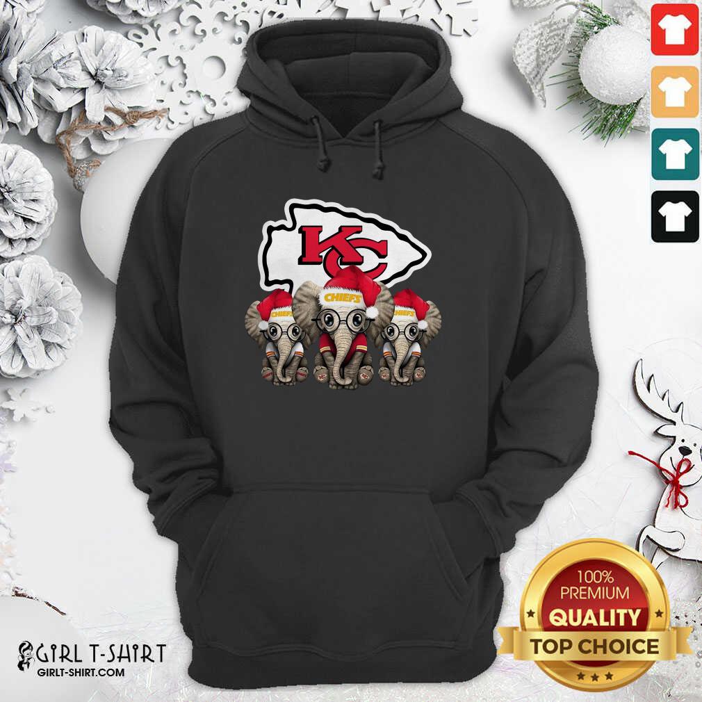 Official Kansas City Chiefs Elephant Christmas Shirt