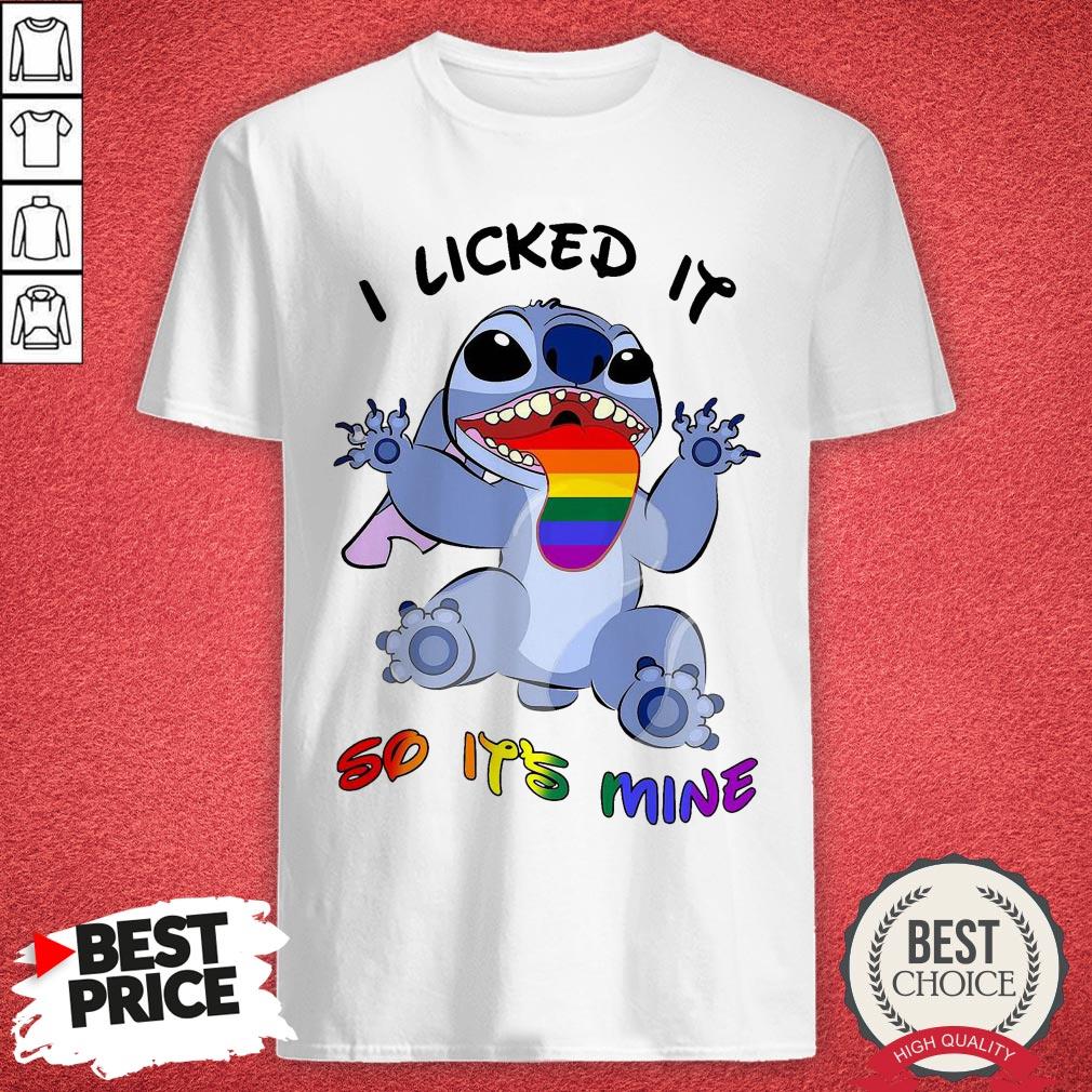 Official LGBT Stitch I Licked It So It’s Mine Shirt