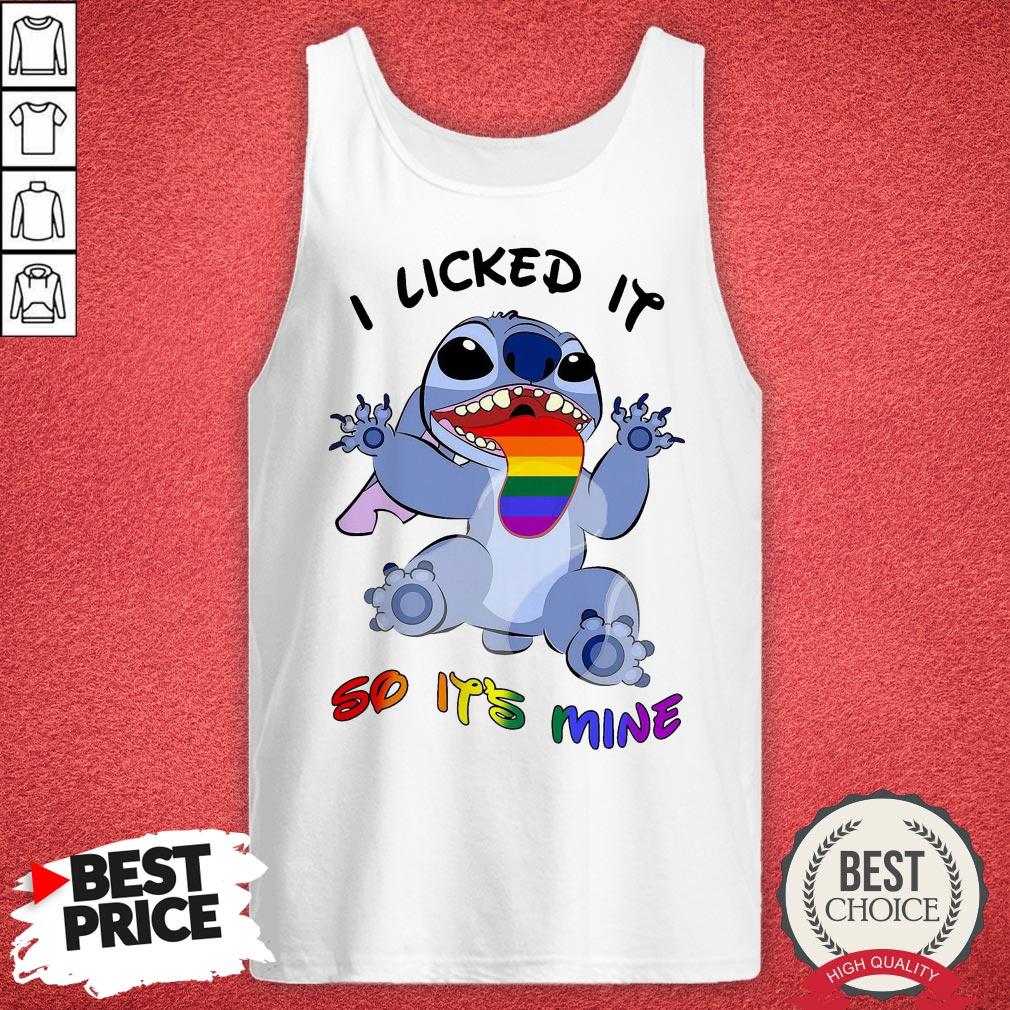 Official LGBT Stitch I Licked It So It’s Mine Shirt