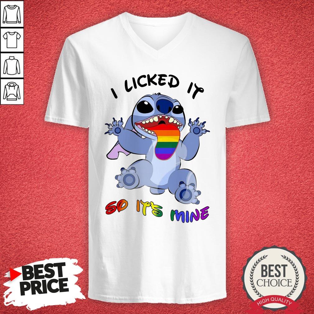 Official LGBT Stitch I Licked It So It’s Mine Shirt