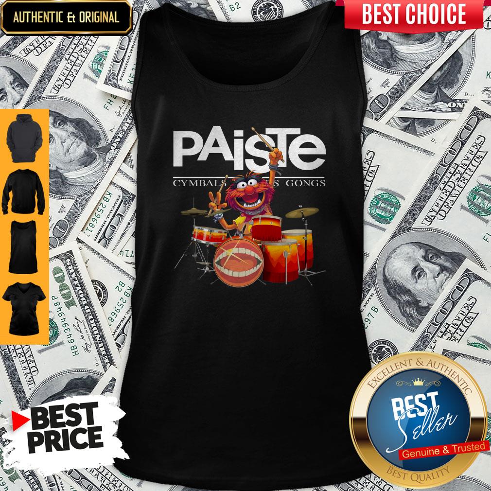 Official Muppets Animal Playing Drum Paiste Cymbals Sounds Gongs shirt