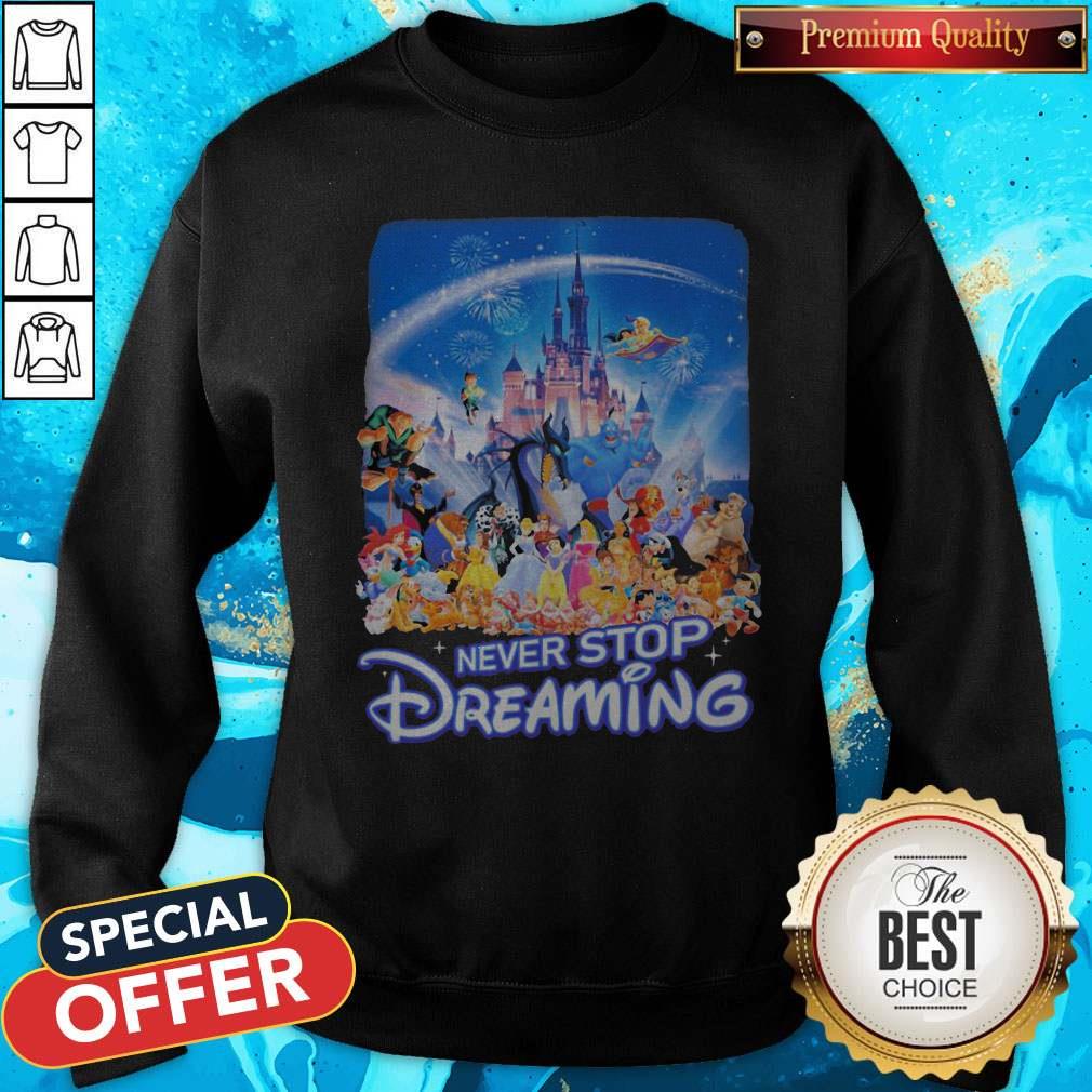 Official Never Stop Dreaming Shirt