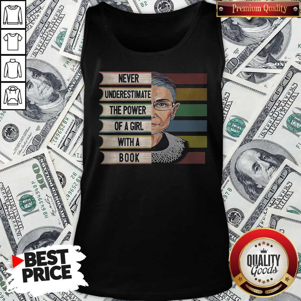 Official Never Underestimate The Power Of A Girl With A Book Shirt