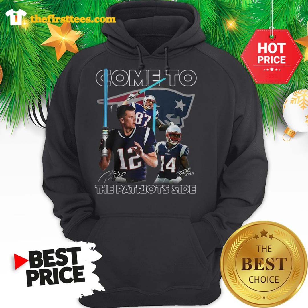 Official New England Patriots Come To The Patriots Side Signatures Shirt