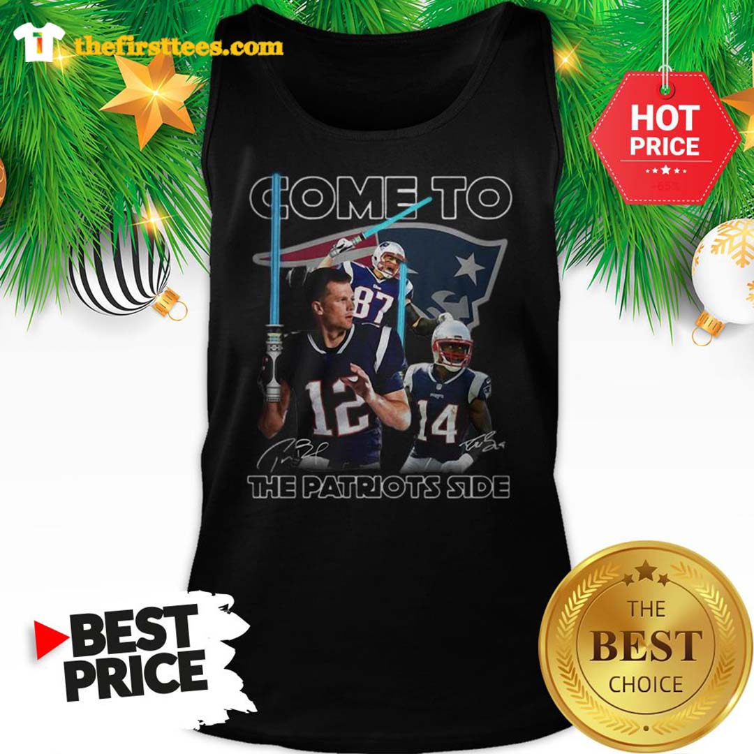 Official New England Patriots Come To The Patriots Side Signatures Shirt