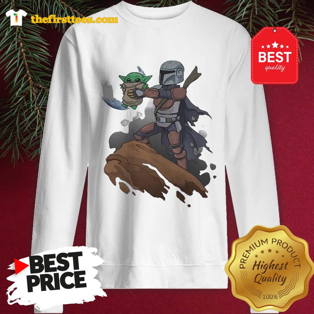 Official Pretty Baby Yoda The Manrorian Shirt