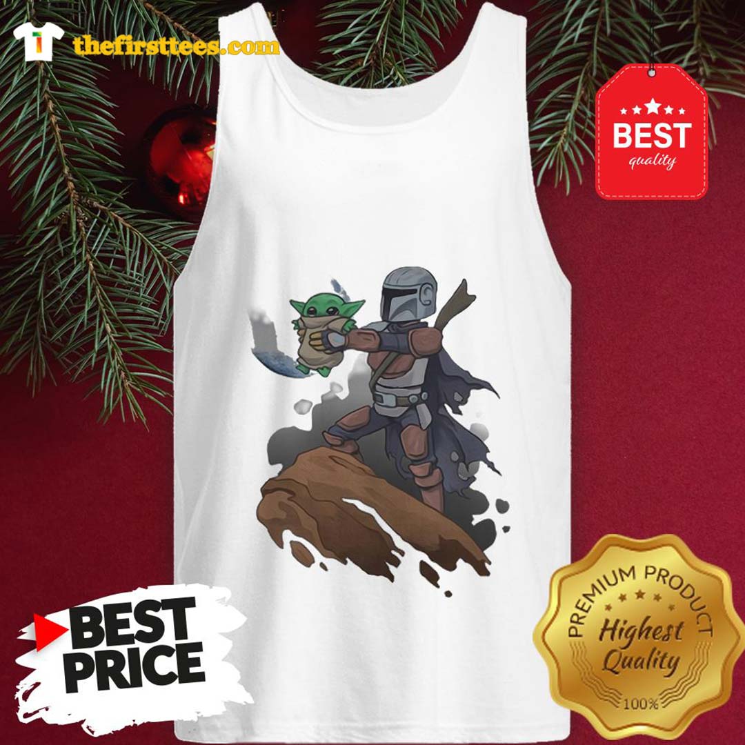 Official Pretty Baby Yoda The Manrorian Shirt