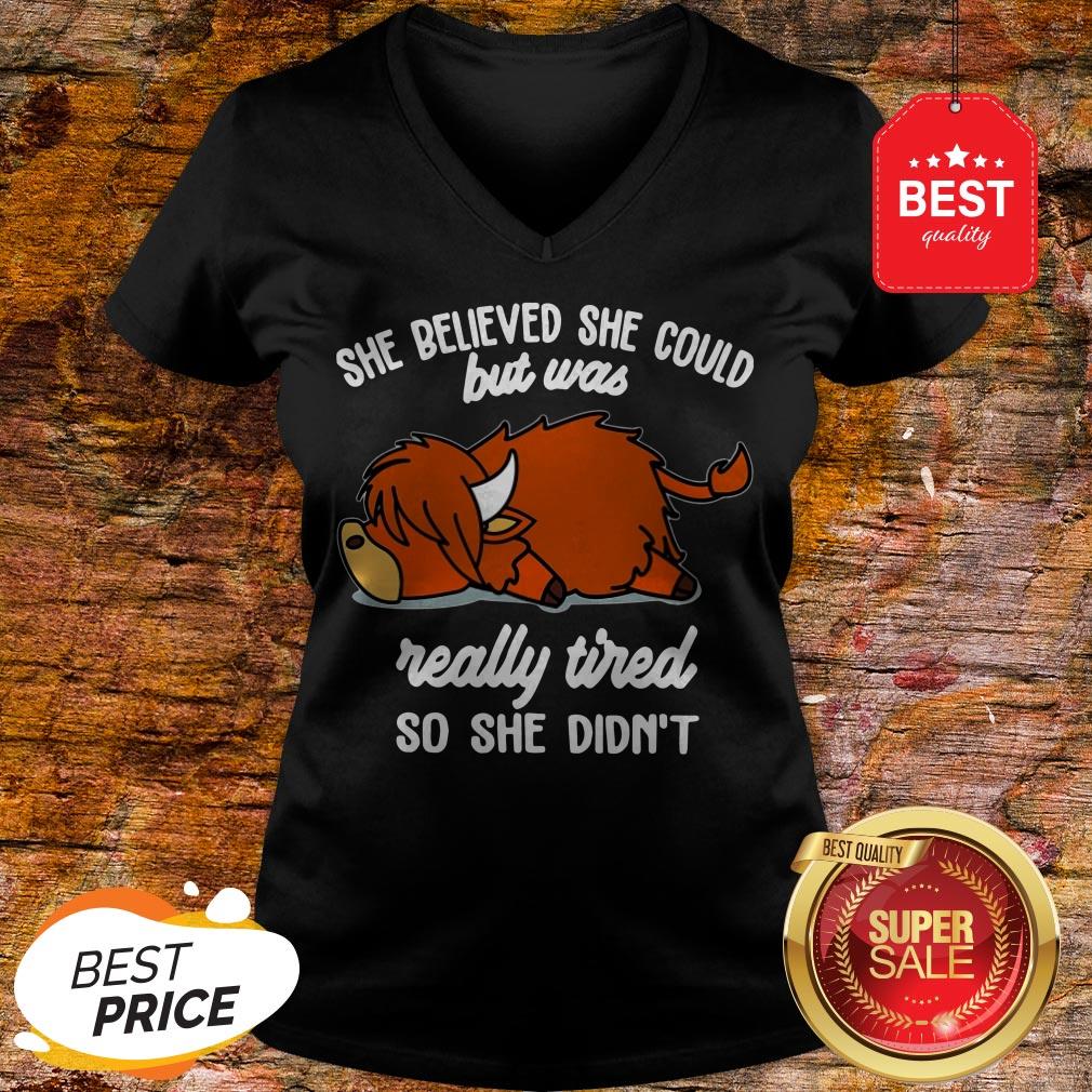 Official She Believed She Could But Was Really Tired So She Didn't Shirt