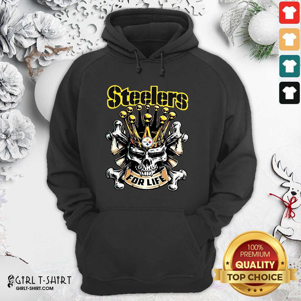 Official Skull Pittsburgh Steelers For Life Shirt