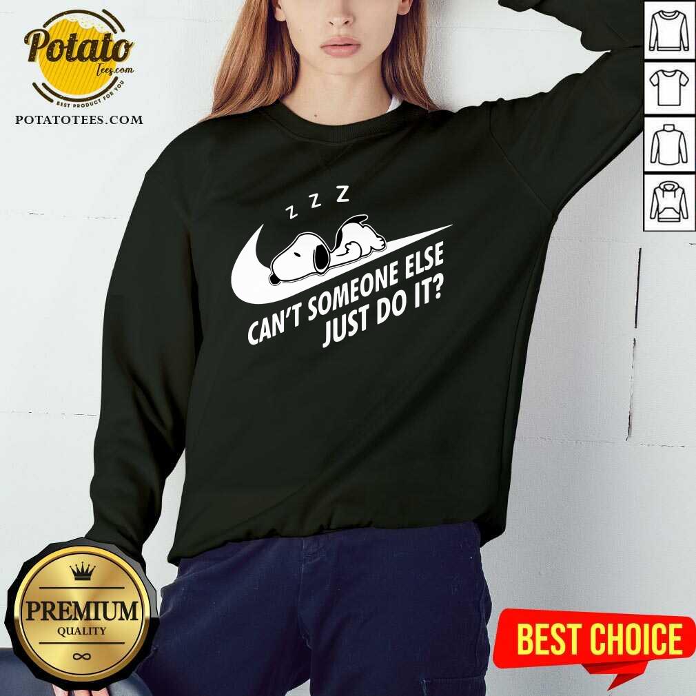 Official Snoopy Sleep Can’t Someone Else Just Do It Shirt
