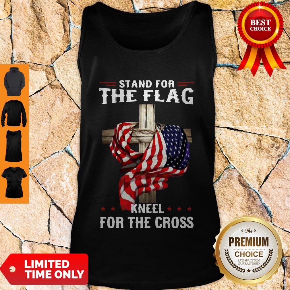 Official Stand For The Flag Kneel For The Cross Shirt