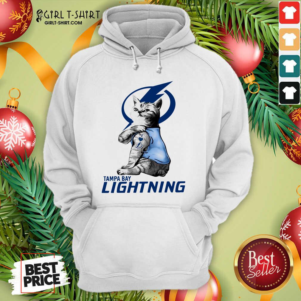 Official Tattoo Cat I love Tam Bay Lightning shirt