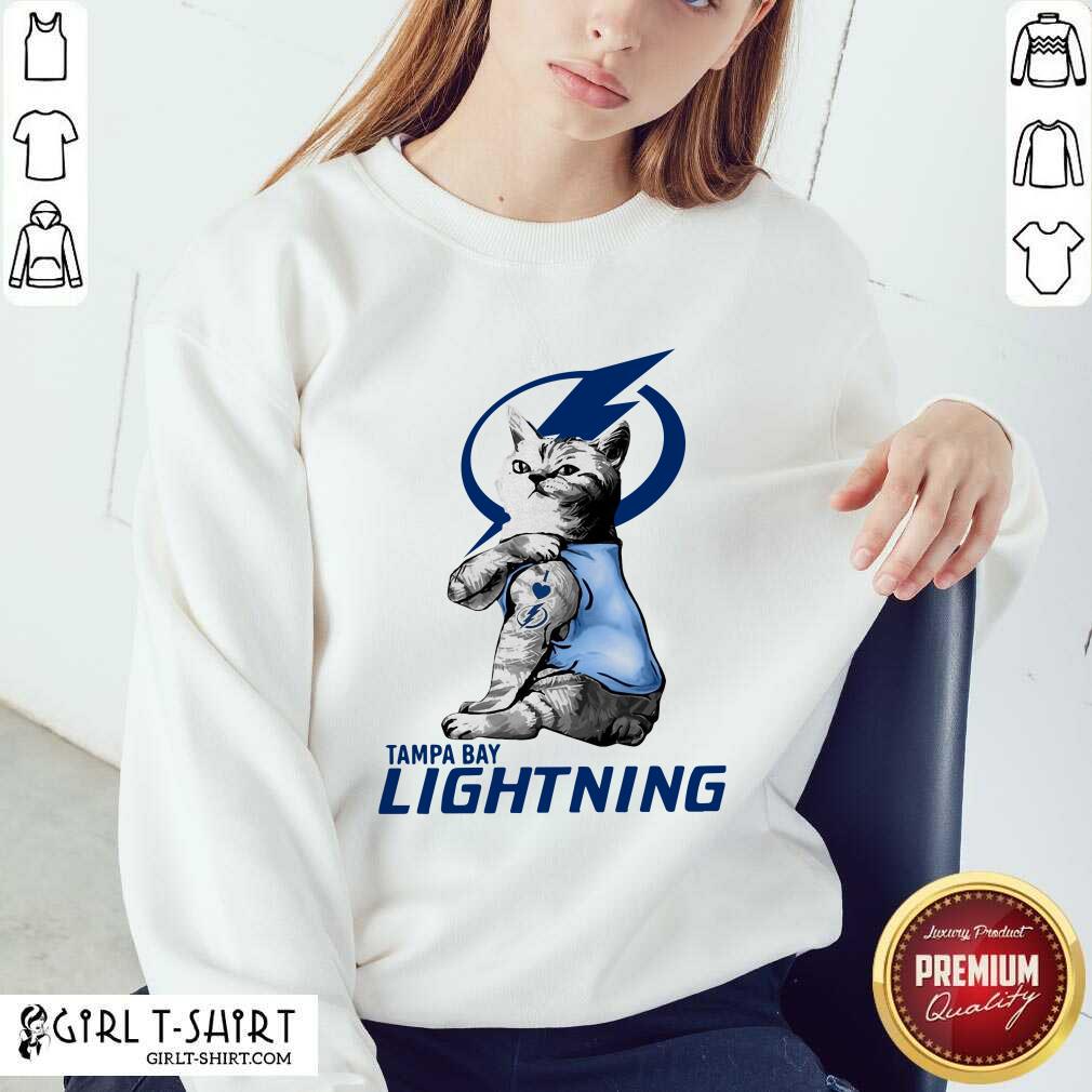 Official Tattoo Cat I love Tam Bay Lightning shirt