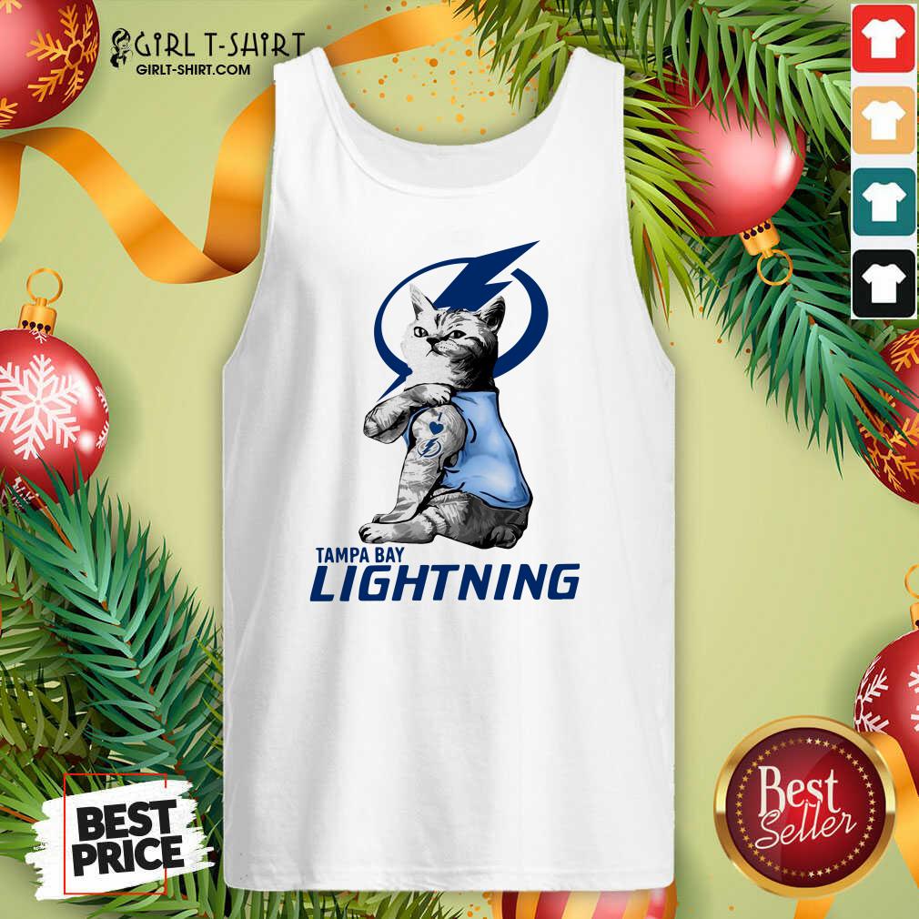 Official Tattoo Cat I love Tam Bay Lightning shirt