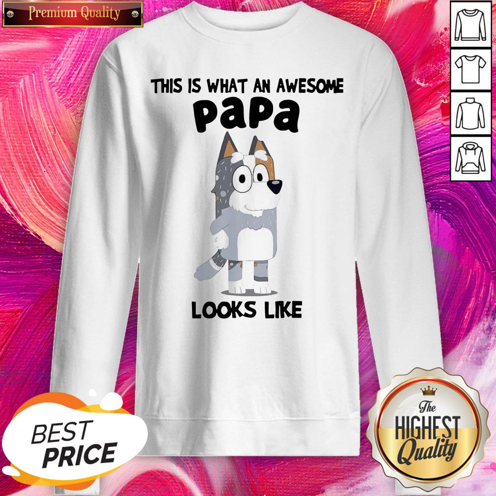 Official This Is What An Awesome Papa Bandit Heeler Looks Like Shirt