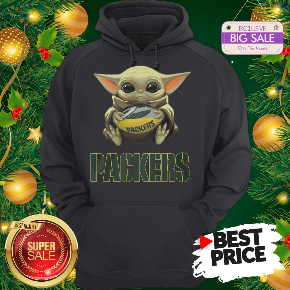 Official Top Baby Yoda Hug Green Bay Packer Shirt