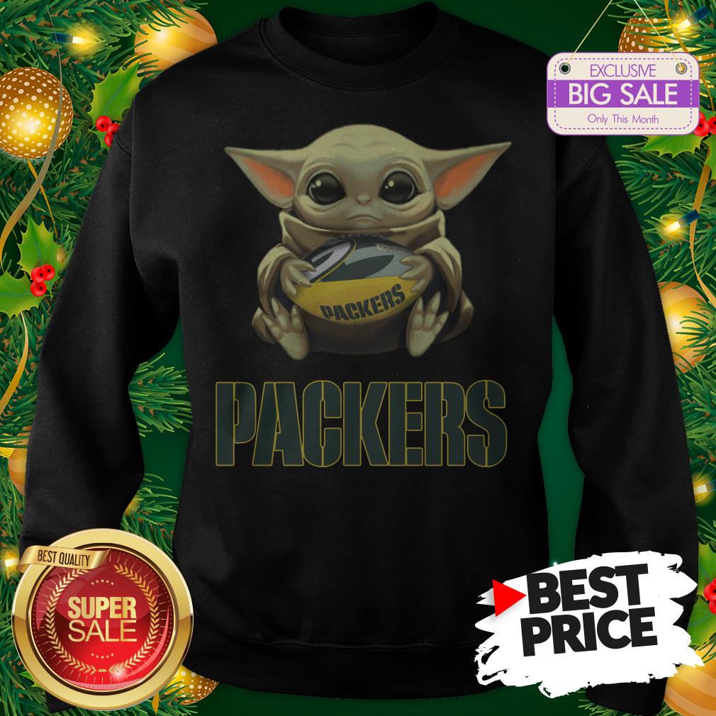 Official Top Baby Yoda Hug Green Bay Packer Shirt
