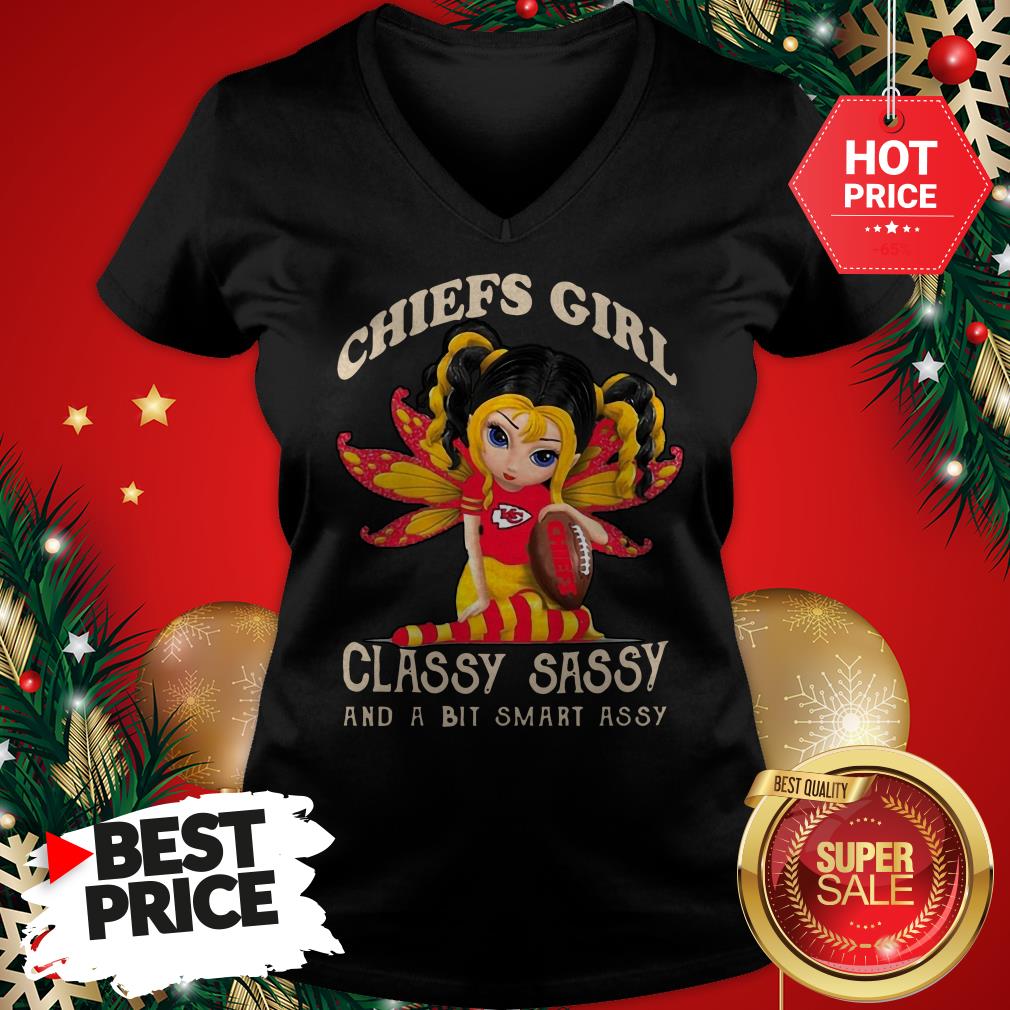 official-wonderful-kansas-city-chiefs-girl-classy-sassy-and-a-bit-smart-assy-v-neck