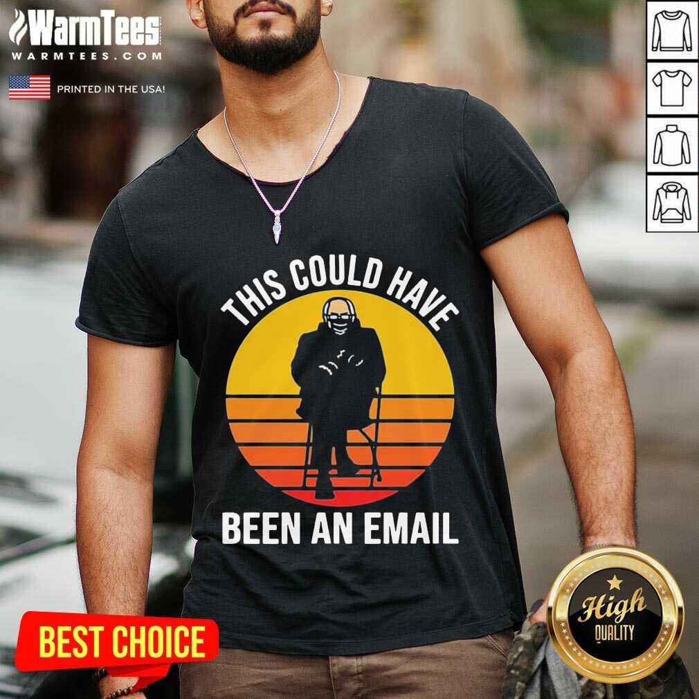 Original Bernie This Could Have Been An Email Sunset Shirt
