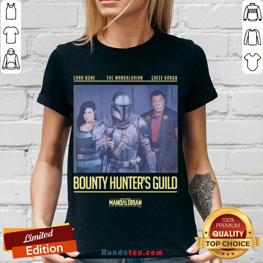 Original Cara Dune The Mandalorian Greef Karga Bounty Hunters Guild Shirt