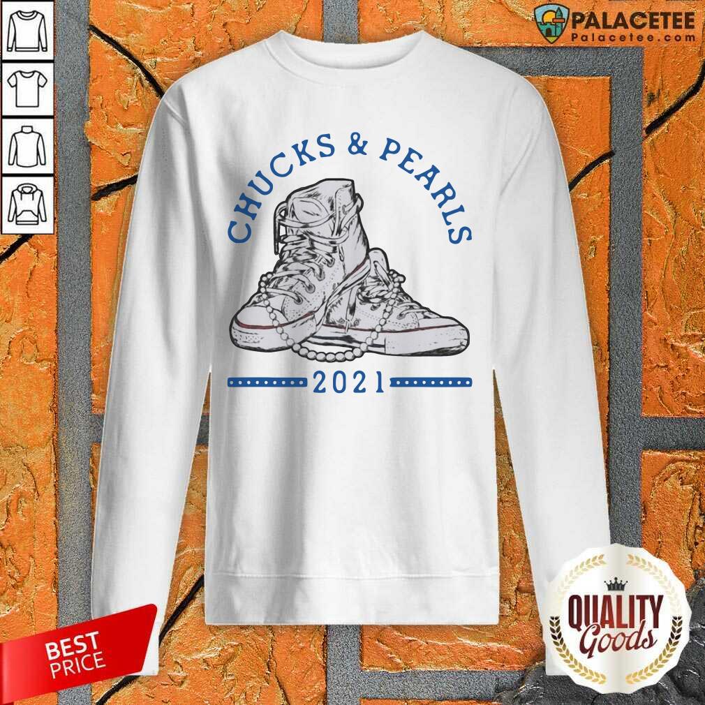 Original Chucks And Pearls Shirt Matching Mom Daughter Shirt