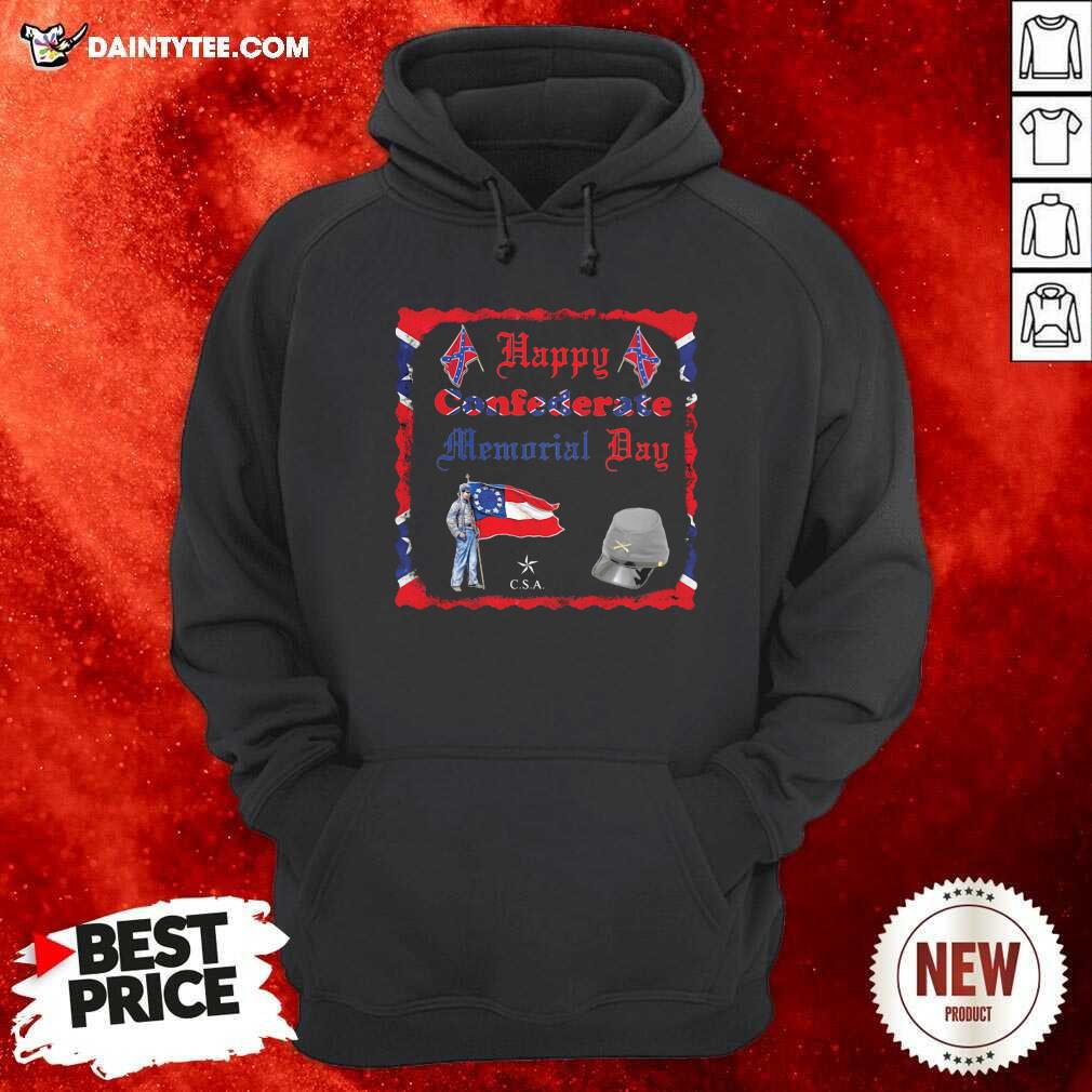 Original Happy Confederate Memorial Day Veteran Flag Shirt
