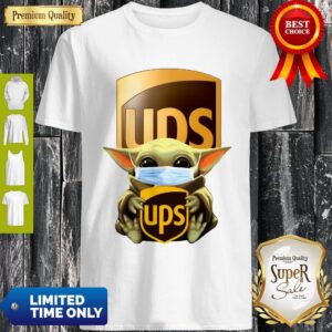 Good Baby Yoda Mask Hug UPS Shirt