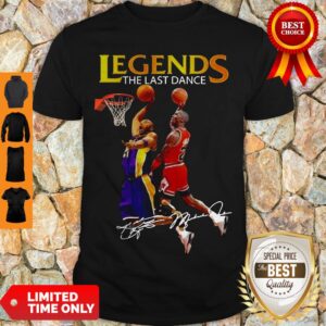 Legends The Last Dance Kobe Bryant And Michael Jordan Play Basketball Signatures Shirt