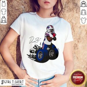 Cute Buffalo Bills Fan Box Devin Singletary Motor Signature Shirt