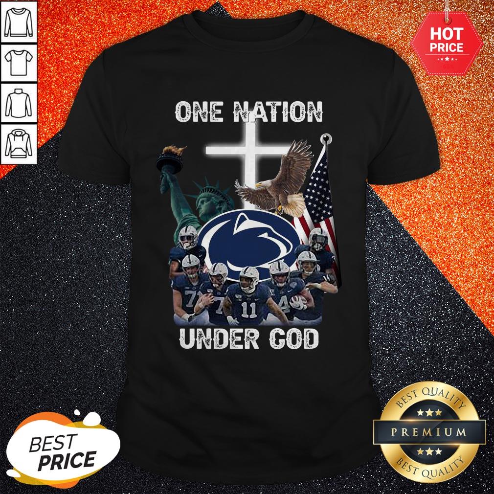 Penn State Nittany Lions One Nation Under God Shirt