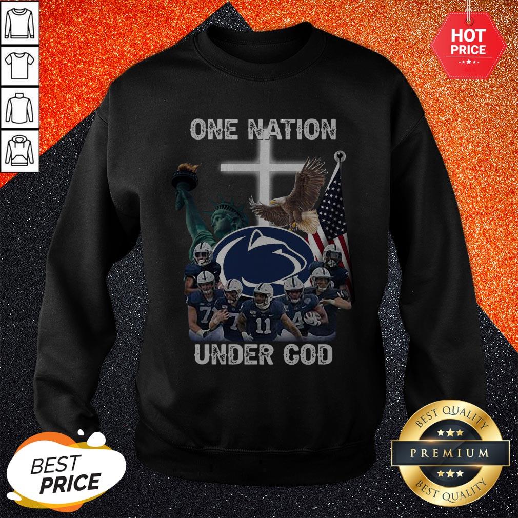 Penn State Nittany Lions One Nation Under God Shirt