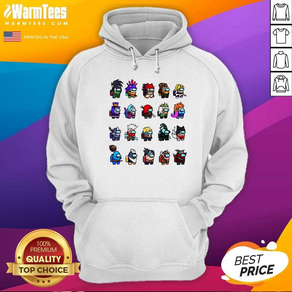 Perfect Among Us X League Of Legends Games Shirt