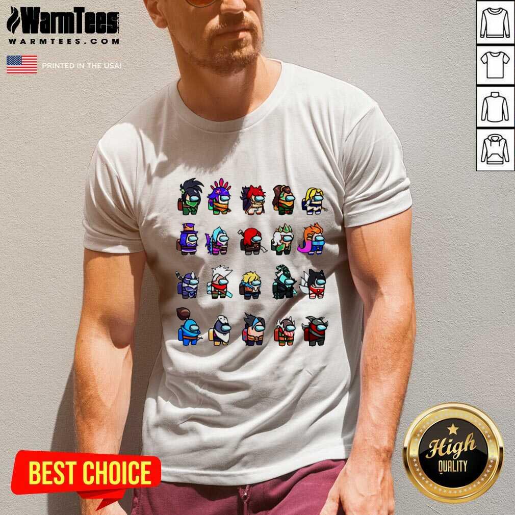 Perfect Among Us X League Of Legends Games Shirt