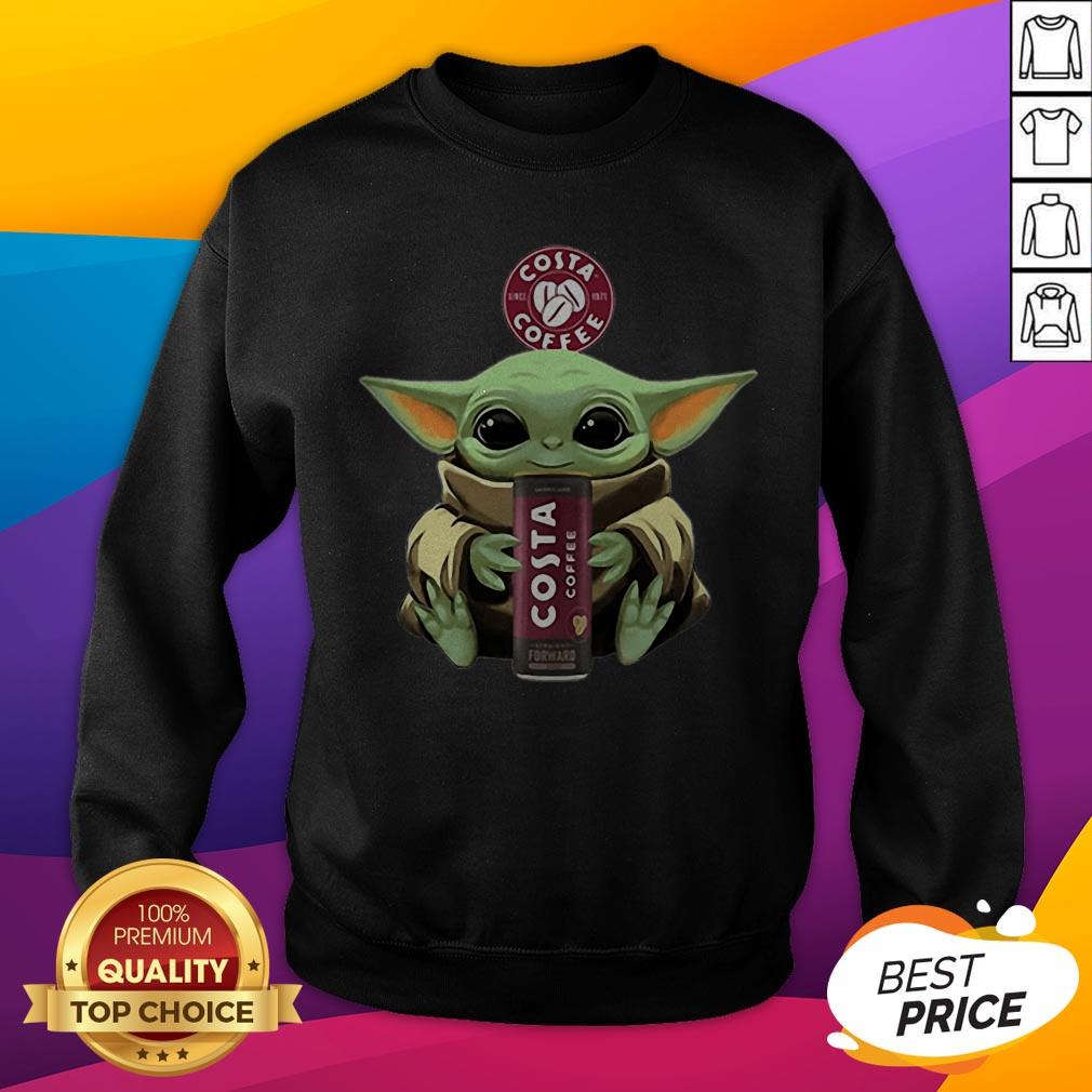 Perfect Baby Yoda And Costa Coffee T-Shirt