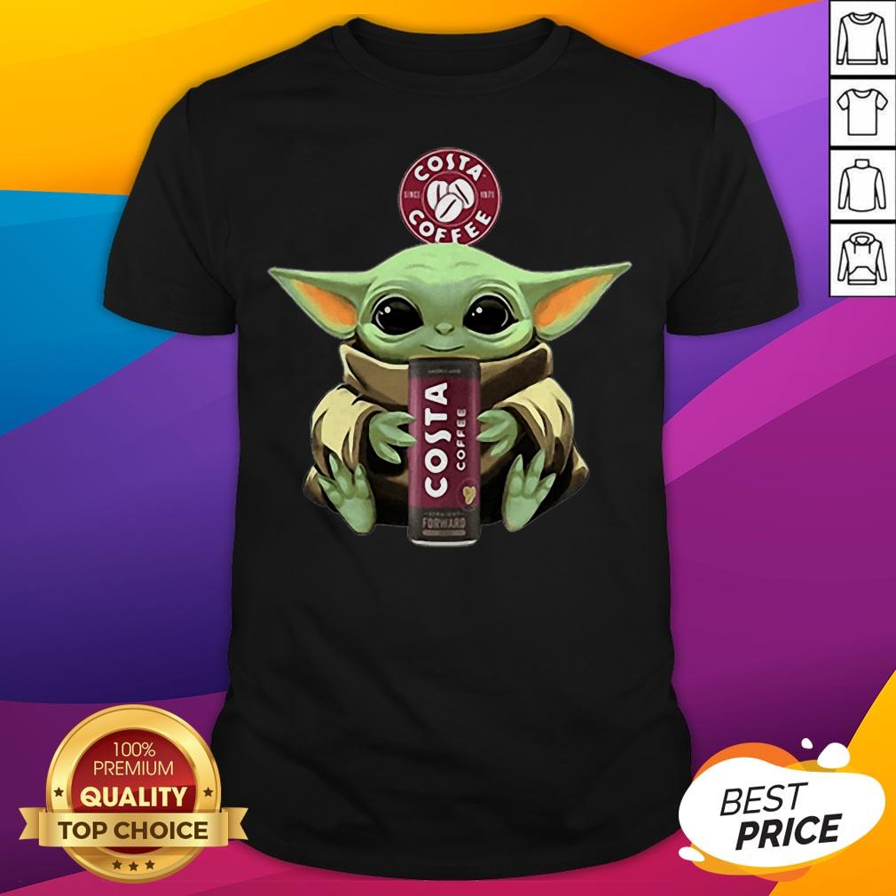 Perfect Baby Yoda And Costa Coffee T-Shirt