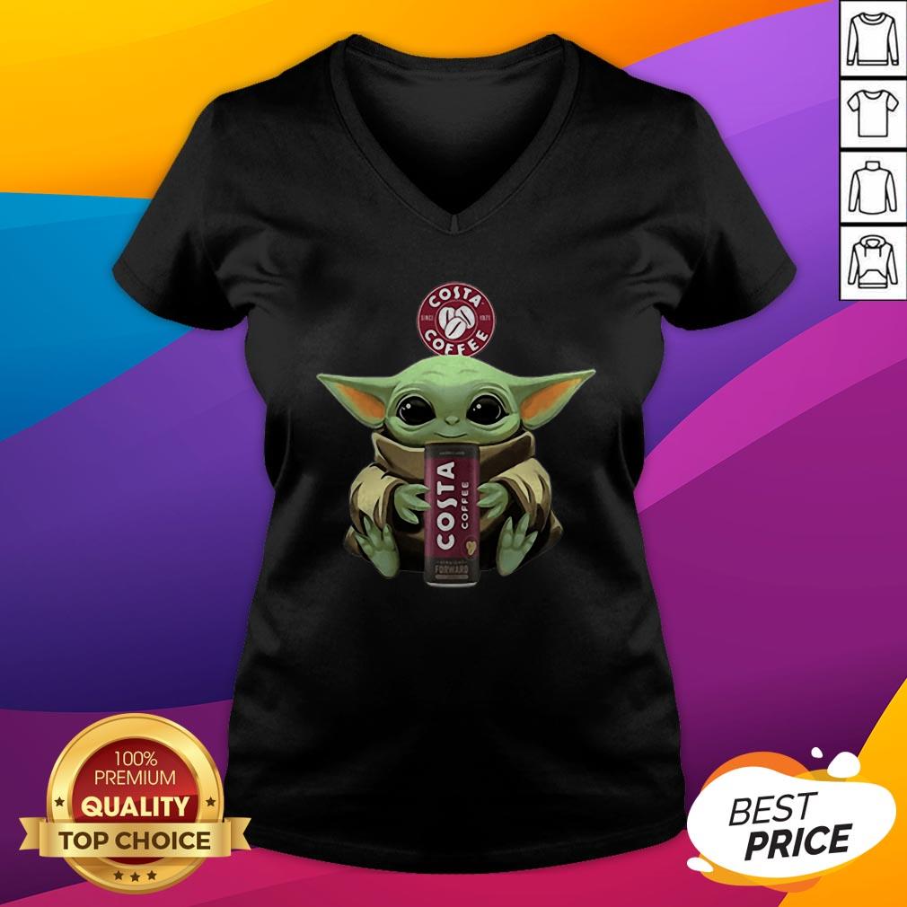 Perfect Baby Yoda And Costa Coffee T-Shirt