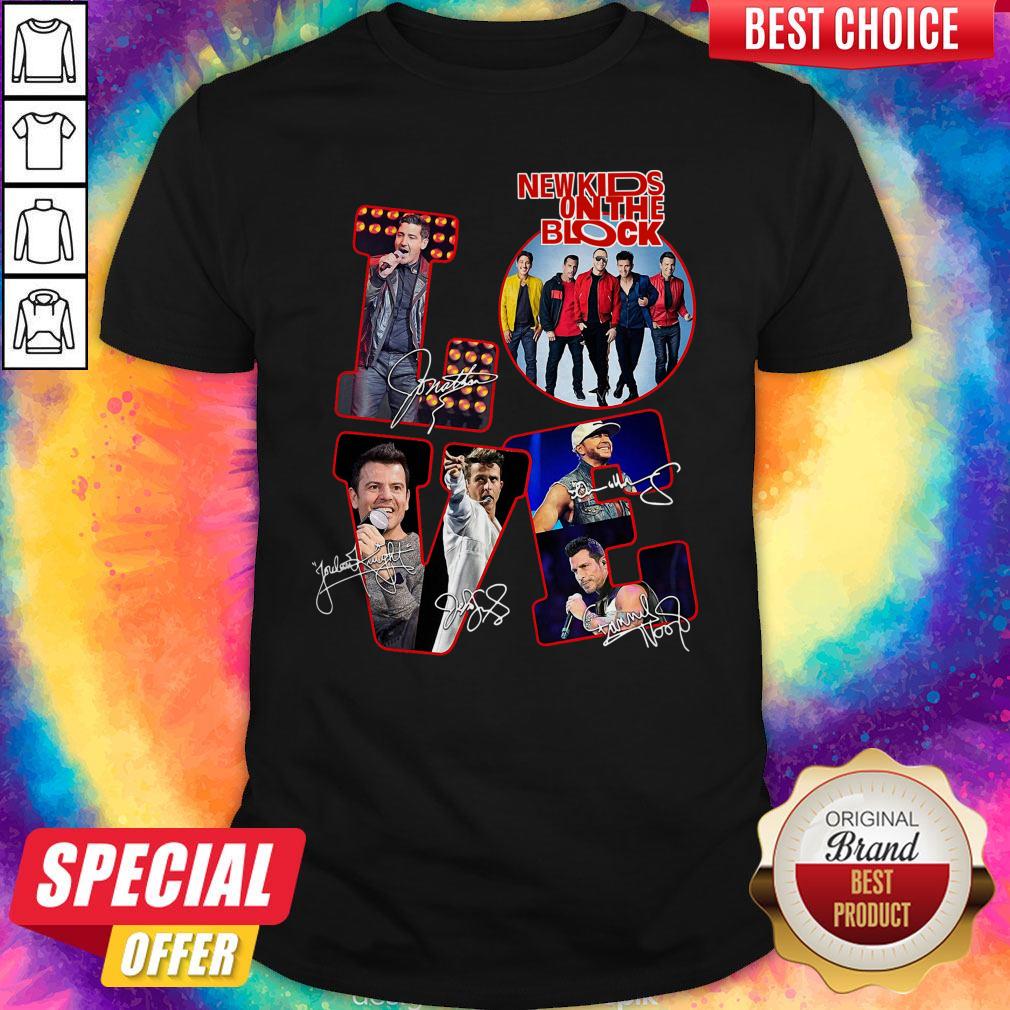 Perfect Love New Kids On The Block Signatures Shirt