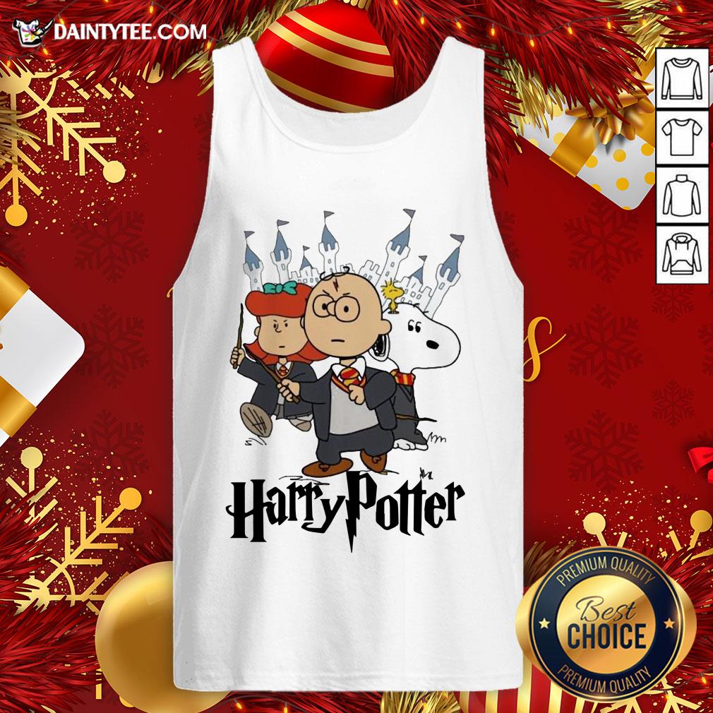 Perfect Snoopy Charlie Brown Lucy Van Pelt Harry Potter Shirt