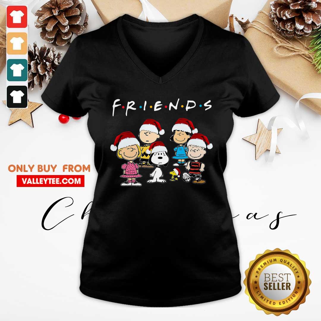 Perfect The Peanuts Hat Santa Friend Christmas Shirt