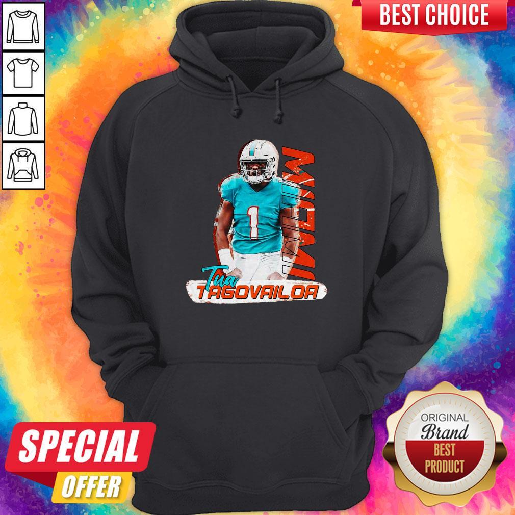 Premium 1 Tua Tagovailoa Miami Dolphins Football T-Shirt