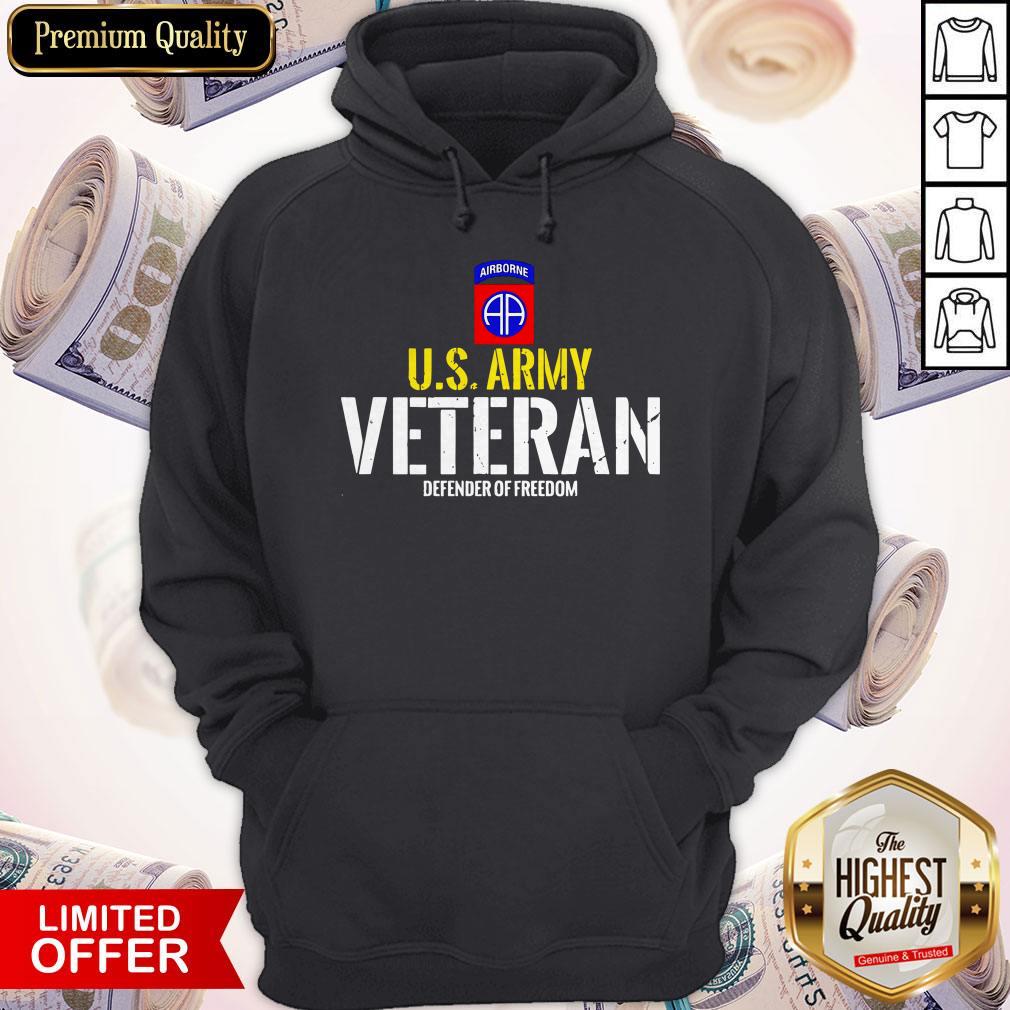 Premium Airborne U.S Army Veteran Defender Of Freedom Shirt