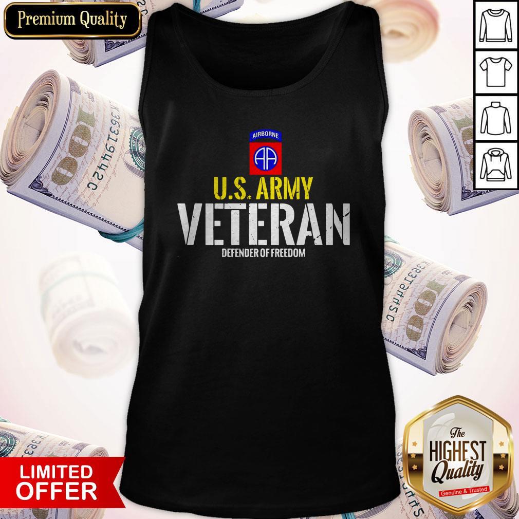 Premium Airborne U.S Army Veteran Defender Of Freedom Shirt