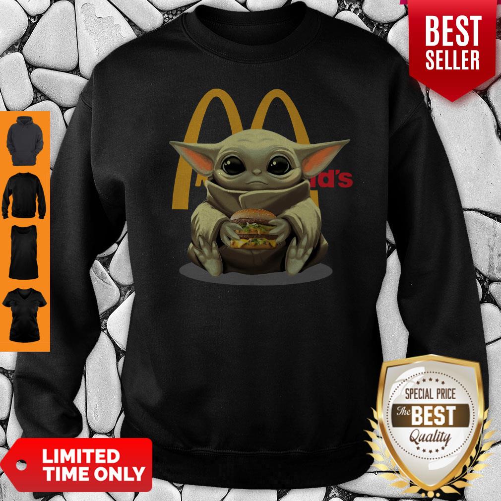 Premium Baby Yoda Hug McDonald’s Shirt