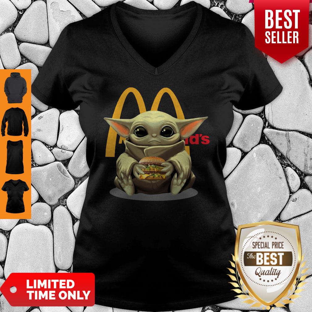 Premium Baby Yoda Hug McDonald’s Shirt