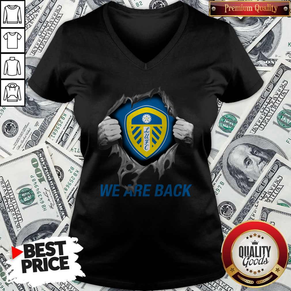 Premium Blood Inside Me Leeds United We Are Back Shirt