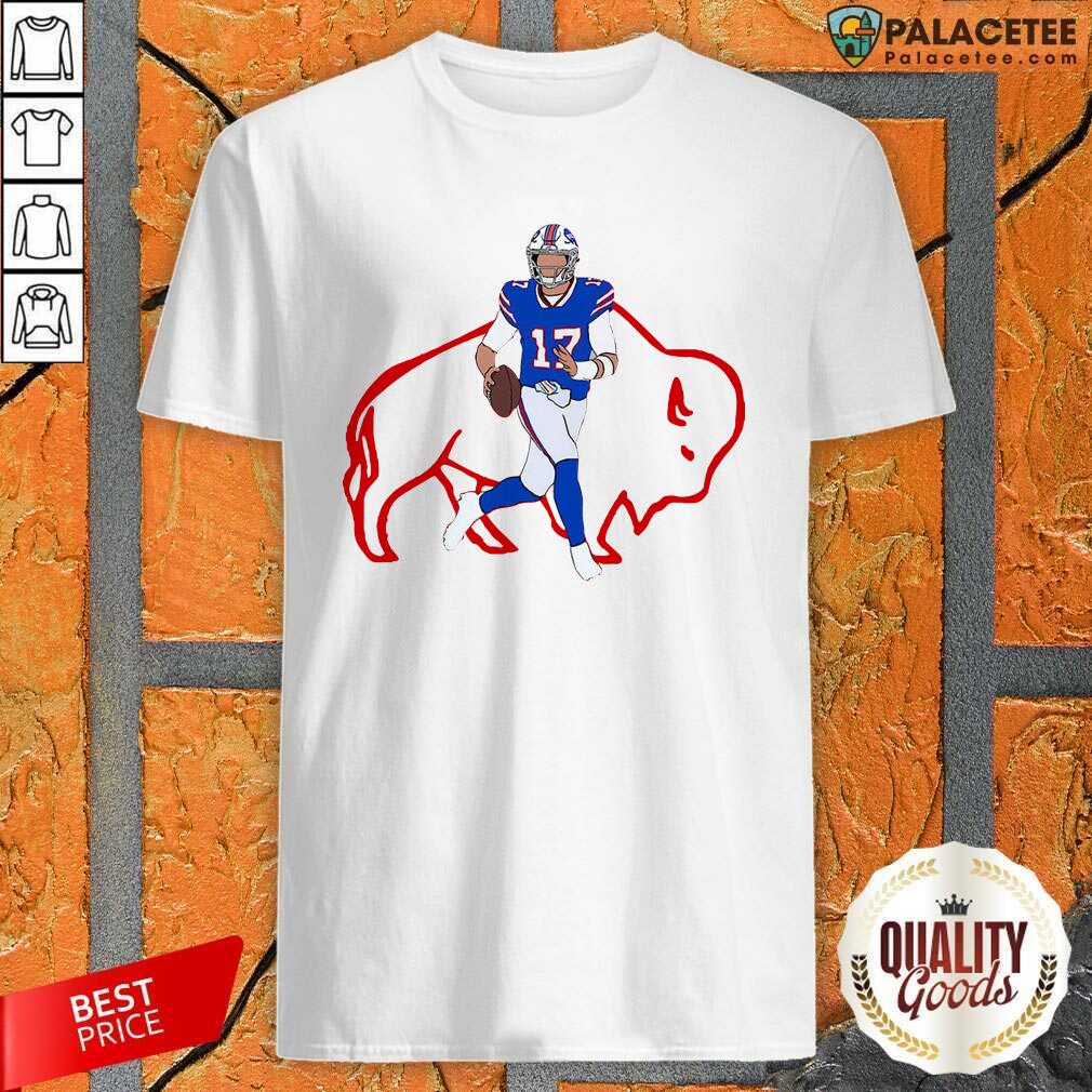 Premium Buffalo Bills 17 Josh Allen Rugby Ball Shirt