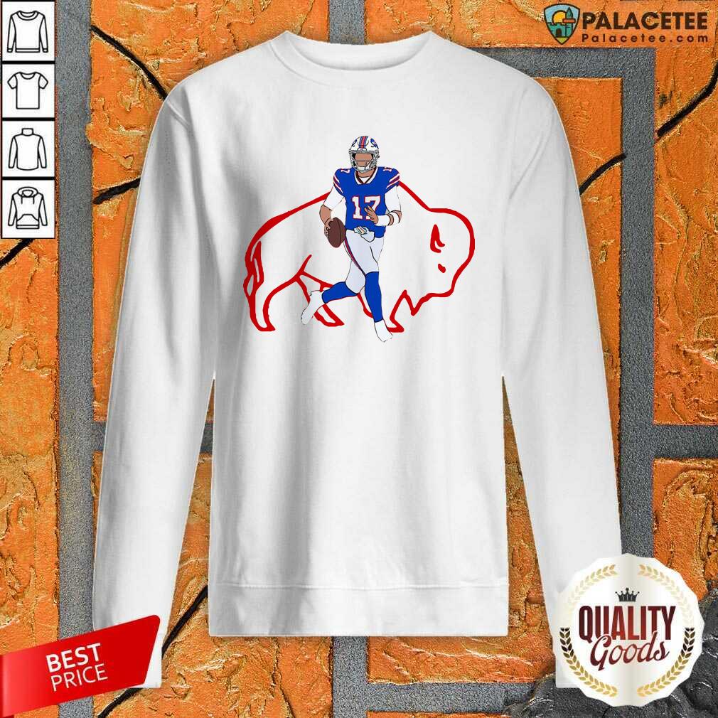 Premium Buffalo Bills 17 Josh Allen Rugby Ball Shirt