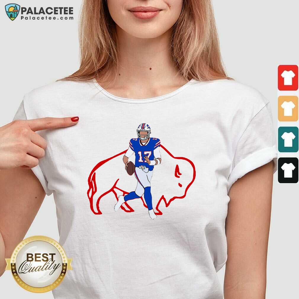 Premium Buffalo Bills 17 Josh Allen Rugby Ball Shirt