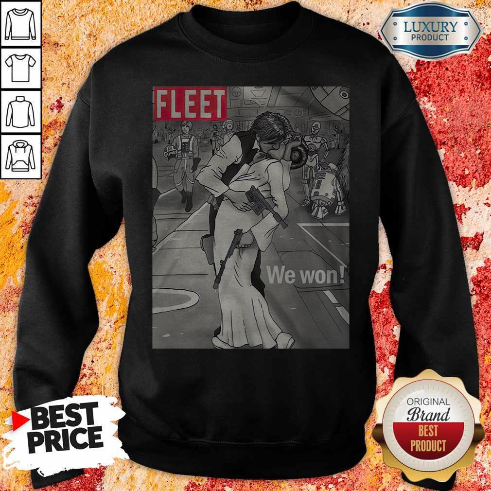 Premium Fleet We Won Han And Leia Shirt