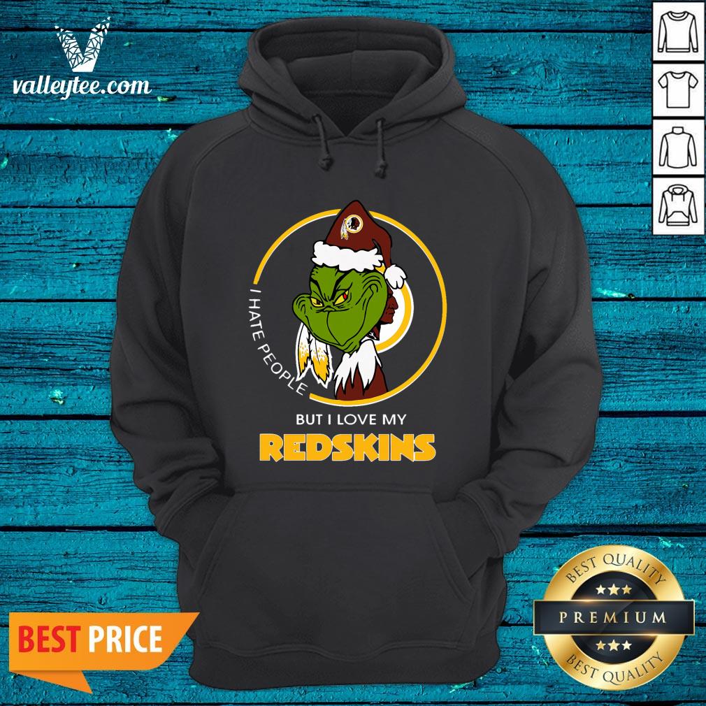 Premium I Hate People But I Love My Redskins Shirt